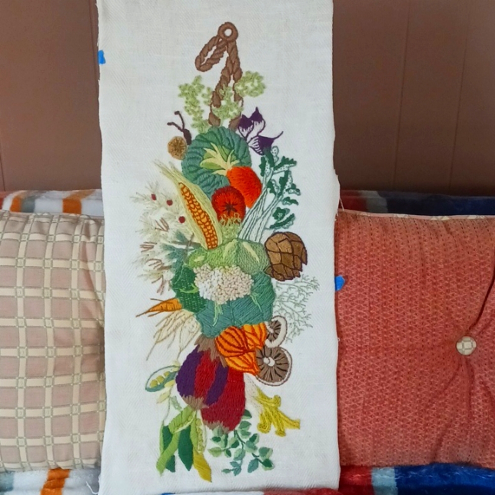 Amazing artwork embroidery.  Harvest Fall